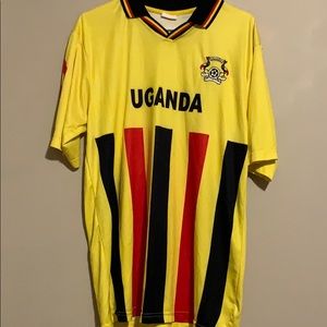 Vintage Uganda soccer jersey